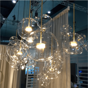 Modern glass pendant chandelier light fixture decorative pendant light