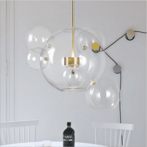 Modern glass pendant chandelier light fixture decorative pendant light