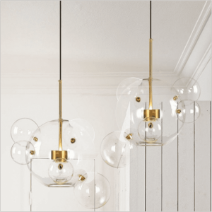 Modern glass pendant chandelier light fixture decorative pendant light