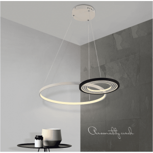 Creative personality ring/square bedroom lights living room pendant office lighting