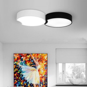 blank&white modern diy led acrylic ceiling lamp for office/home /shop