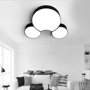 blank&white modern diy led acrylic ceiling lamp for office/home /shop