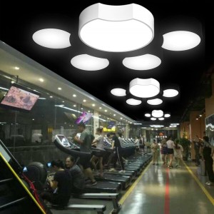 blank&white modern diy led acrylic ceiling lamp for office/home /shop
