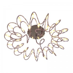 CE FCC ROHS approved  LED Flower Modern Simple Aluminum Ceiling Lamp