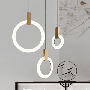 Modern LED pendant lamp circular led pendant light