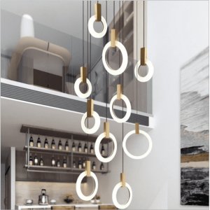 Modern LED pendant lamp circular led pendant light