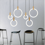 Modern LED pendant lamp circular led pendant light