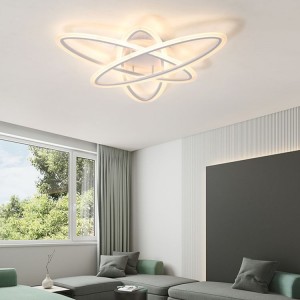 LED oval shade acrylic  hanging lights decorative pendant lamp for living room