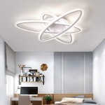 LED oval shade acrylic  hanging lights decorative pendant lamp for living room