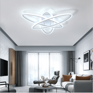 LED oval shade acrylic  hanging lights decorative pendant lamp for living room