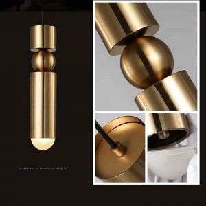 Wholesale 5W Cylindrical LED Pendant Lamp Art Unique Modern Pendant Lamp Home Hotel Decorative Pendant Light