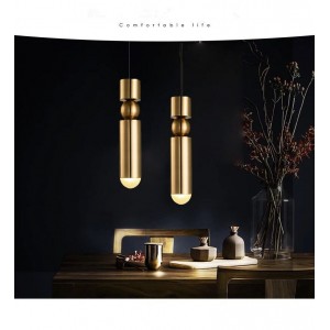 Wholesale 5W Cylindrical LED Pendant Lamp Art Unique Modern Pendant Lamp Home Hotel Decorative Pendant Light