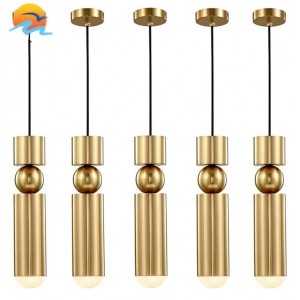 Wholesale 5W Cylindrical LED Pendant Lamp Art Unique Modern Pendant Lamp Home Hotel Decorative Pendant Light