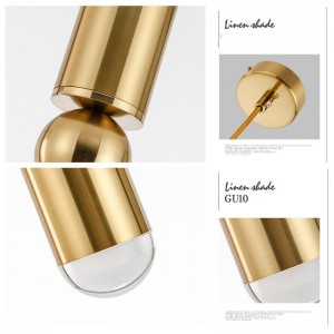 Wholesale 5W Cylindrical LED Pendant Lamp Art Unique Modern Pendant Lamp Home Hotel Decorative Pendant Light