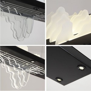 Project Customized Creative ins Style Simple Modern LED Acrylic Pendant  Lamp