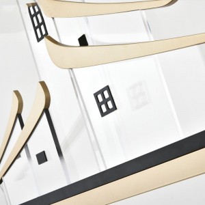 Customized Individual LED 48W  iron pendant lamp post-modern simple living room hanging lamp