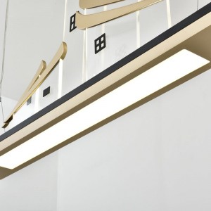 Customized Individual LED 48W  iron pendant lamp post-modern simple living room hanging lamp