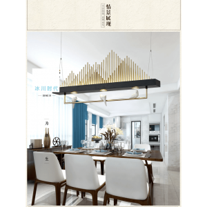 wholesale customized modern led luxury metal chandelier pendant creative lamp for living room