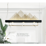 wholesale customized modern led luxury metal chandelier pendant creative lamp for living room