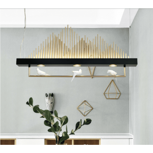 wholesale customized modern led luxury metal chandelier pendant creative lamp for living room