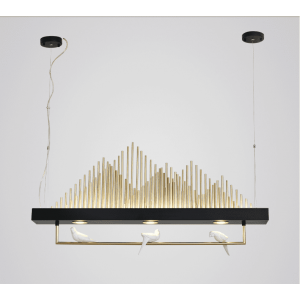 wholesale customized modern led luxury metal chandelier pendant creative lamp for living room