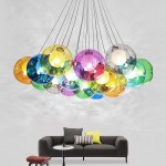 Glass Ball Chandelier Decoration Pendent Light for living room, dinning room, shop