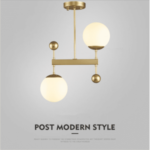 New Nordic LOFT Industrial Vintage Ball Glass Shade Modern Art Deco Hotel Home LED Chandelier Pendant Pending Lightings
