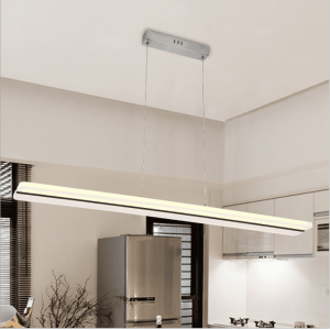 Dining Room LED Linear Chandelier With Remote Control Chandelier LED Lamp for the House