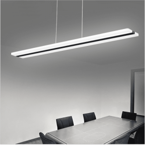 Dining Room LED Linear Chandelier With R...