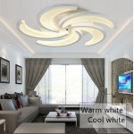 new design aluminum acrylic art decoration fancy led ceiling lights for home can dimmer No RF interference Warranty 2 years