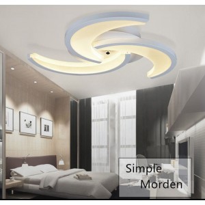 new design aluminum acrylic art decoration fancy led ceiling lights for home can dimmer No RF interference Warranty 2 years
