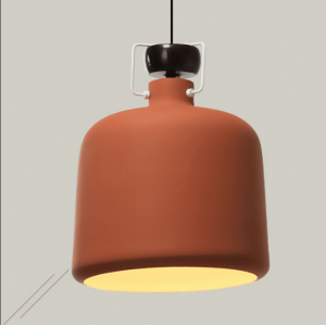 Industrial style Aluminum Wood Metal Pendant Light Hanging Lamp