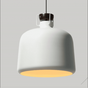 Industrial style Aluminum Wood Metal Pendant Light Hanging Lamp