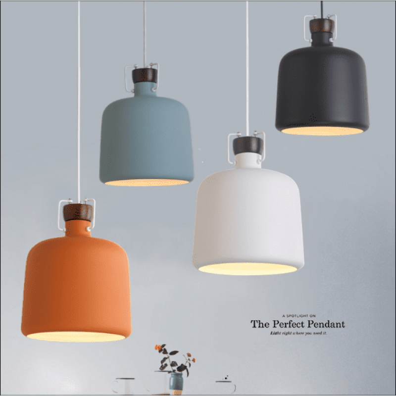 Industrial style Aluminum Wood Metal Pendant Light Hanging Lamp Industrial style Aluminum Wood Metal Pendant Light Hanging Lamp
