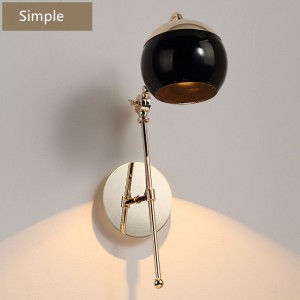 Wall Lamp Modern Style Wall light Adjustable Black/White 7W AC90-220V for Bed Room Foyer Kitchen Corridor Balcony Wall Lamps