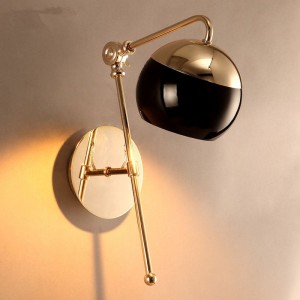 Wall Lamp Modern Style Wall light Adjustable Black/White 7W AC90-220V for Bed Room Foyer Kitchen Corridor Balcony Wall Lamps