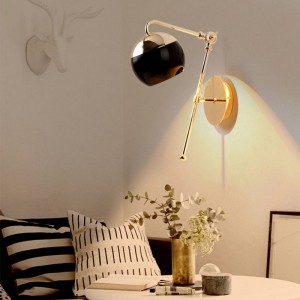 Wall Lamp Modern Style Wall light Adjustable Black/White 7W AC90-220V for Bed Room Foyer Kitchen Corridor Balcony Wall Lamps