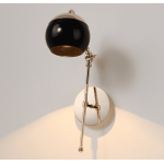 Wall Lamp Modern Style Wall light Adjustable Black/White 7W AC90-220V for Bed Room Foyer Kitchen Corridor Balcony Wall Lamps