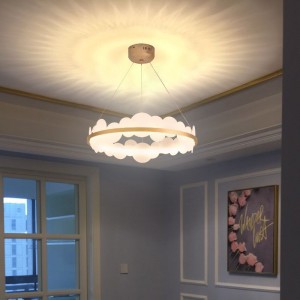 Modern home decor round ceiling light led iron chandeliers pendant light for Kitchen dining room Living bedroom