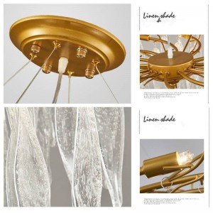 OEM Professional Manufacturer Luxury Modern Rain Drops Crystal Chandelier for Lobby Hall