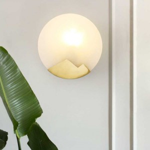 Traditional simple creative E14 cooper round wall lamp in kids room /hotel/project