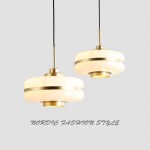 Modern pendant chandelier light decorative single gold glass pendant light