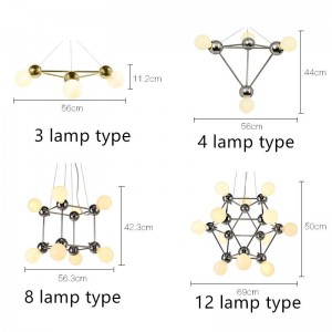 Fashion product pendant light fixtures decorative lamp for hotel with CE/RoHS/SAA/BIS/ETL