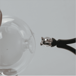 Simple Round Clear Glass Boll Pendant Light Designer Stainless steel Lighting Fixture Chandelier