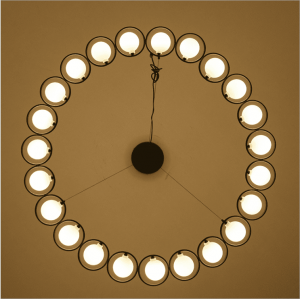 contemporary  Industrial style G9 lamp holder retro pendant  lamp with glass boll for living room