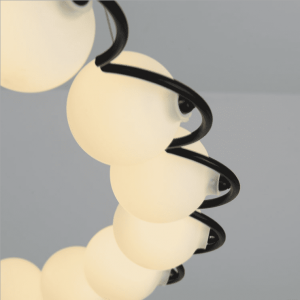 contemporary  Industrial style G9 lamp holder retro pendant  lamp with glass boll for living room