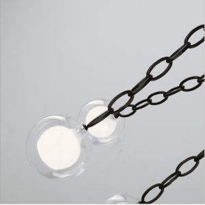 Nordic Desgin Hotel Restaurant Housing Large Chandelier 13 Glass Globe Pendant Light