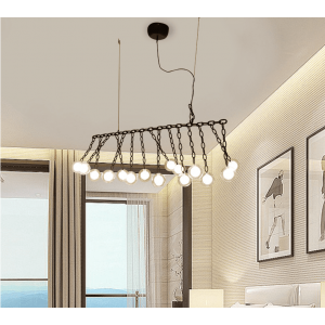 Nordic Desgin Hotel Restaurant Housing Large Chandelier 13 Glass Globe Pendant Light