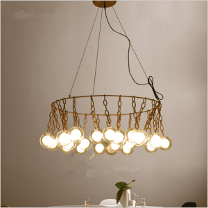 Italian Retro Traditional Classical 220V Living Rooms Bedroom 26 Heads Led Pendant Lamp