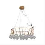 Italian Retro Traditional Classical 220V Living Rooms Bedroom 26 Heads Led Pendant Lamp